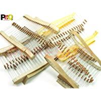 POPESQ® - 200 Piezas-pcs. Resistencias-Resistor- 0.25W- 4 x 50 Piezas-pcs. Resistencias (220 Ohm- 330 Ohm- 1K- 10K…